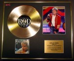 ROD STEWART/CD GOLD DISC/RECORD/SIGNED PHOTO DISPLAY/COA